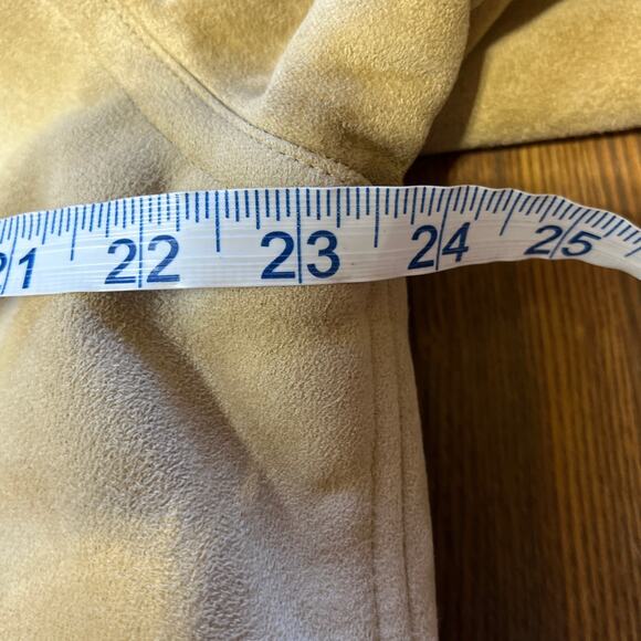 Valerie Steven’s Faux Suede & Faux Fur Zip Front Jacket Size XL - Picture 13 of 13